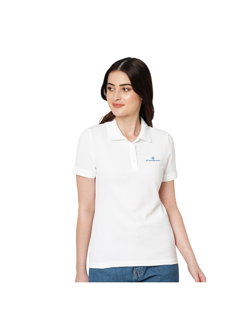 Vero moda Women's Polo T-Shirt - White